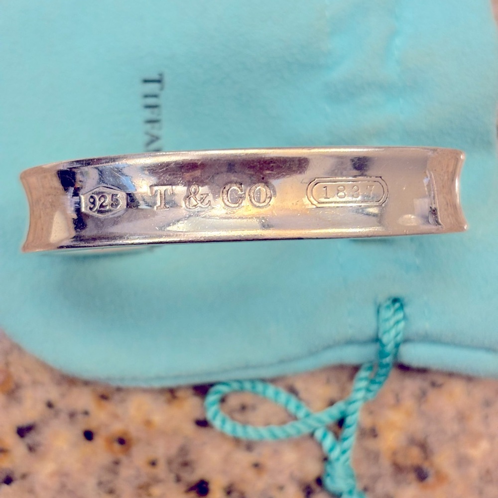 Authentic Tiffany&Co Vintage 6” cuff bracelet.